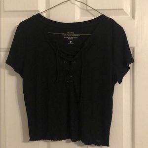 Black T-shirt from Hollister